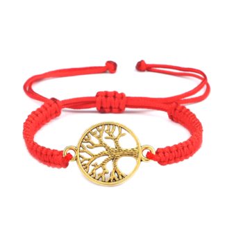 Red Tree Of Life Jewelry Bracelet