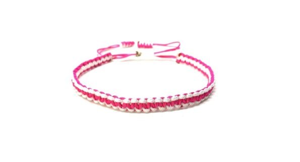 White And Pink Bracelet