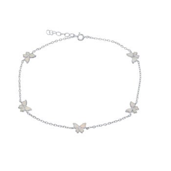 Ankle Bracelet With Butterfly