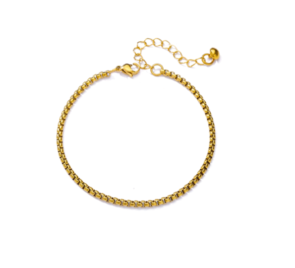 Box Chain Anklet Bracelet