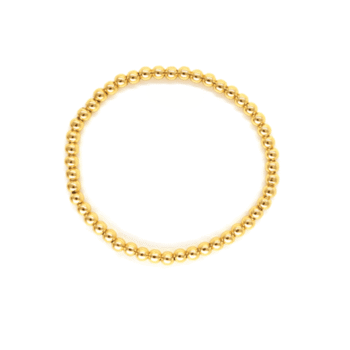 4mm Gold Filled Bead Bracelet