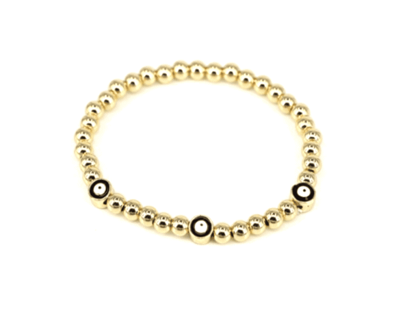 Gold Filled Evil Eye Bracelet