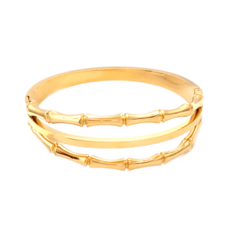 Gold Bamboo Bangle
