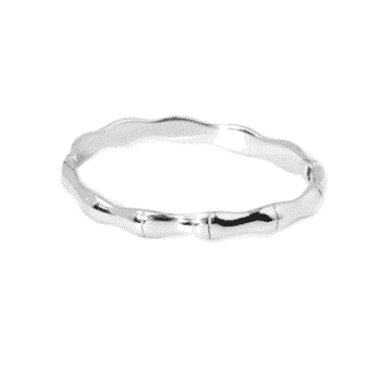 Silver Bamboo Bangle