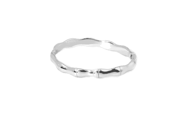 Silver Bamboo Bangle