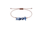 Wax Cord Sodalite Chip Bracelet