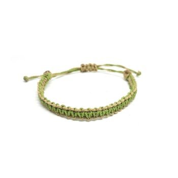 Green Braided Bracelet
