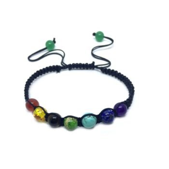 Chakra Stone Braided Bracelet