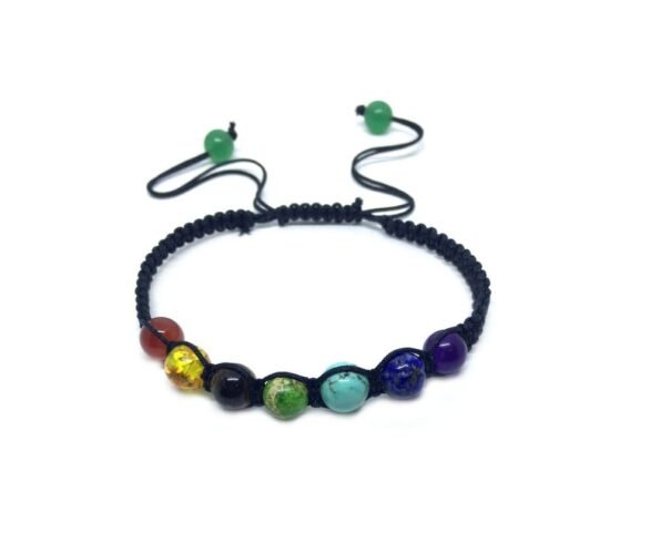 Chakra Stone Braided Bracelet