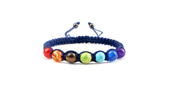 Natural Chakra Bead Braided Bracelet-