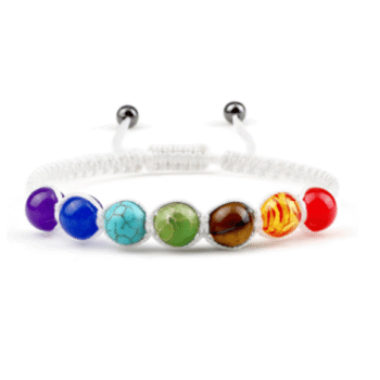 Natural Chakra Bead Braided Bracelet