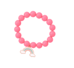 ZCHILD-004 Childrens Beaded Bracelet – red