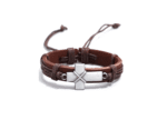 Christian Leather Bracelet