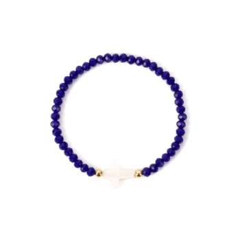 Glass Crystal Bead Christian Bracelet