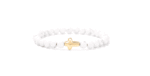 Christian Stone Bracelet - howlite