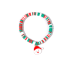 Christmas Clay Beads Bracelet