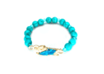 Glass Bead Christmas Bracelet