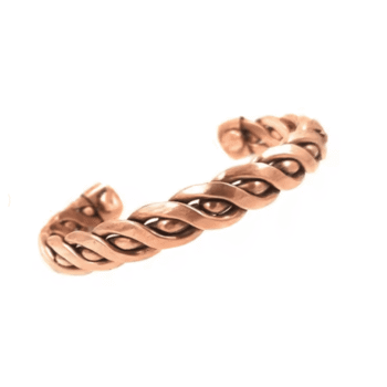 Twisted Copper Cuff Bracelet