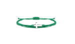 Green String Cross Bracelet