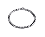 ZCUB-003 Cuban Bracelet 5mm – black