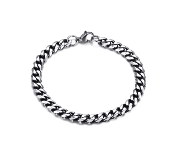 7mm Cuban Link Bracelet - vintage