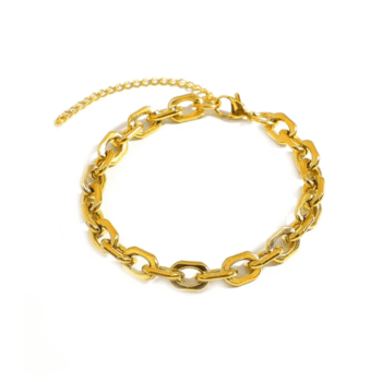 Gold Cuban Link Bracelet