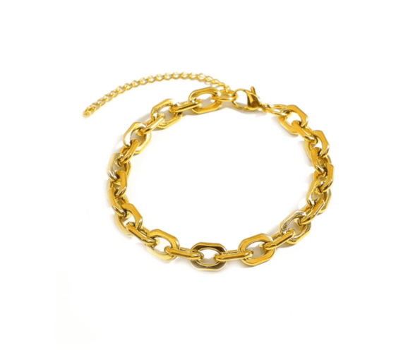 Gold Cuban Link Bracelet
