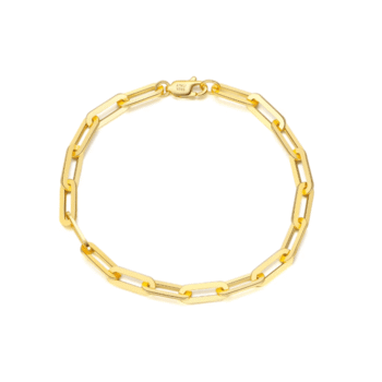 Cuban Link Chain Bracelet - gold