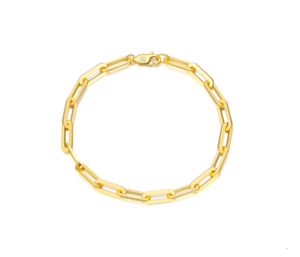 Cuban Link Chain Bracelet - gold