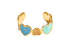 Enamel Heart Bracelet