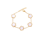 Enamel Flower Bracelet