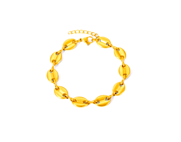 Oval Link Bracelet-gold