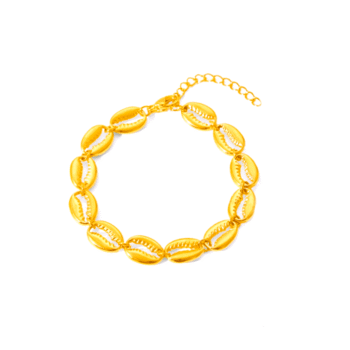 Gold Link Charm Bracelet