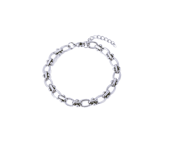 Chain Link Bracelet Womens-silver