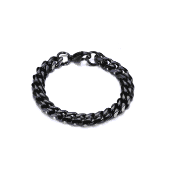 Metal Chain Bracelet - black