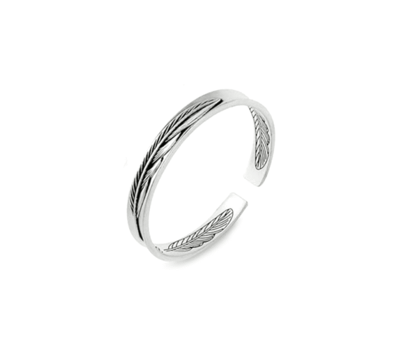 Metal Feather Bracelet