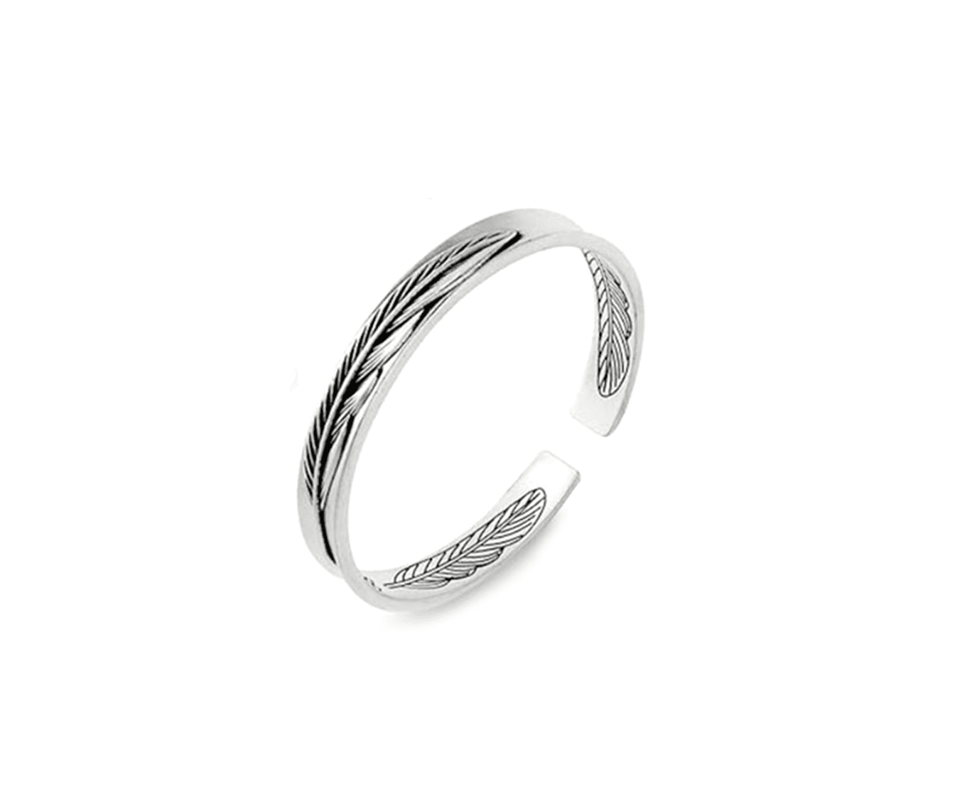 ZMETL-004 Metal Feather Bracelet Metal Feather Bracelet