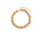 ZMETL-005 Metal Beaded Bracelet – gold