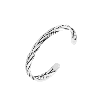 Oxidized Cuff Bracelet