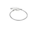 Adjustable Chain Bracelet for Women and Girls-silver