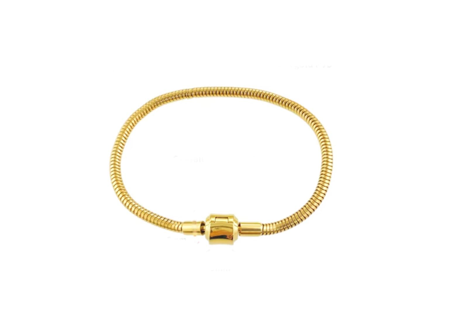 ZSNAK-004 Snake Chain Bracelet Gold Snake Chain Bracelet Gold