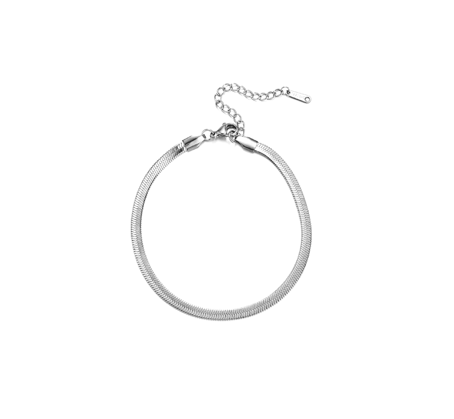 ZSNAK-007 Mens Snake Chain Bracelet-silver Mens Snake Chain Bracelet-silver