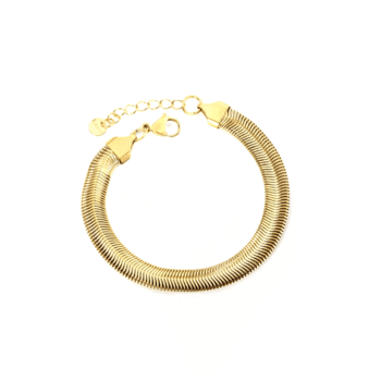 8mm Snake Chain Bracelet-gold