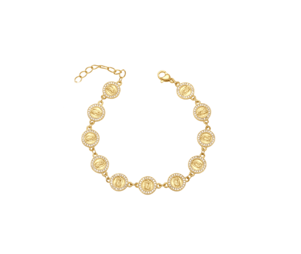 St Benedict Charm Link Bracelet