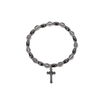 Benedictine Cross Bracelet