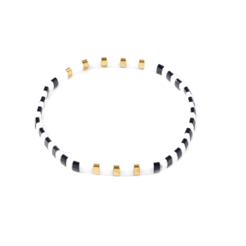 Miyuki Tila Bracelet - black