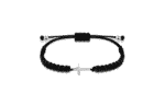 ZWOV-001 Woven Cross Bracelet – white