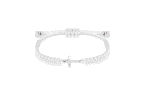 ZWOV-001 Woven Cross Bracelet – white