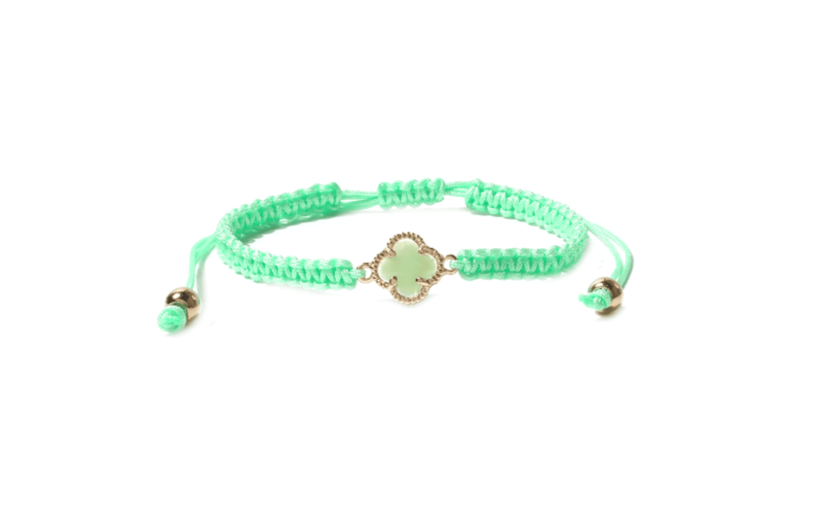 ZWOV-008 Braided Woven Rope Bracelet - green Braided Woven Rope Bracelet - green