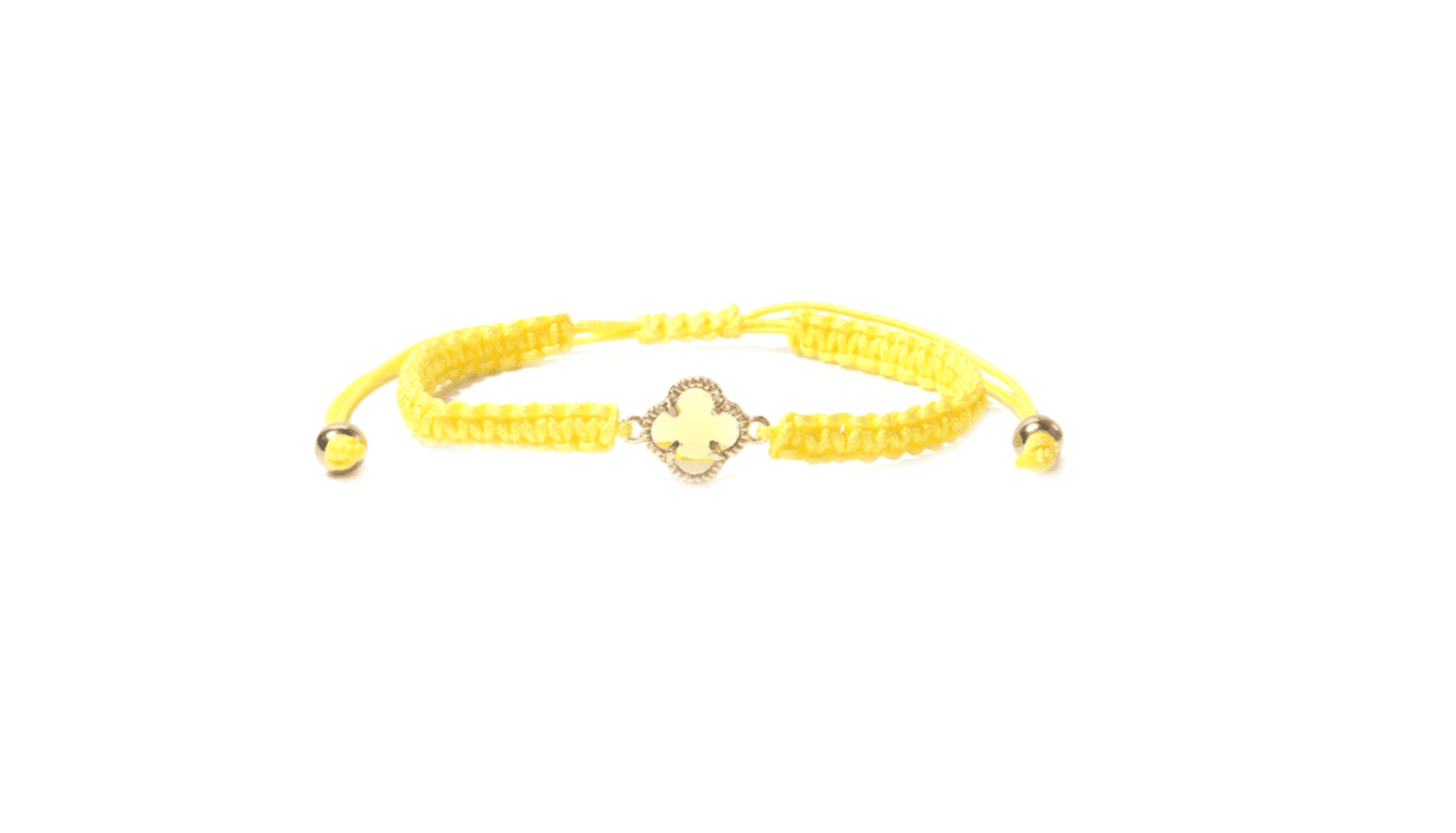 ZWOV-008 Braided Woven Rope Bracelet - yellow Braided Woven Rope Bracelet - yellow